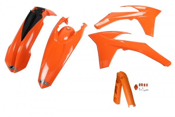 Full Plastic Kit orange for Ktm EXC 125 - EXC 200 - EXC 250 - EXC-F 250 - EXC 300 - EXC-F 350 - EXC-F 450 - EXC-F 500